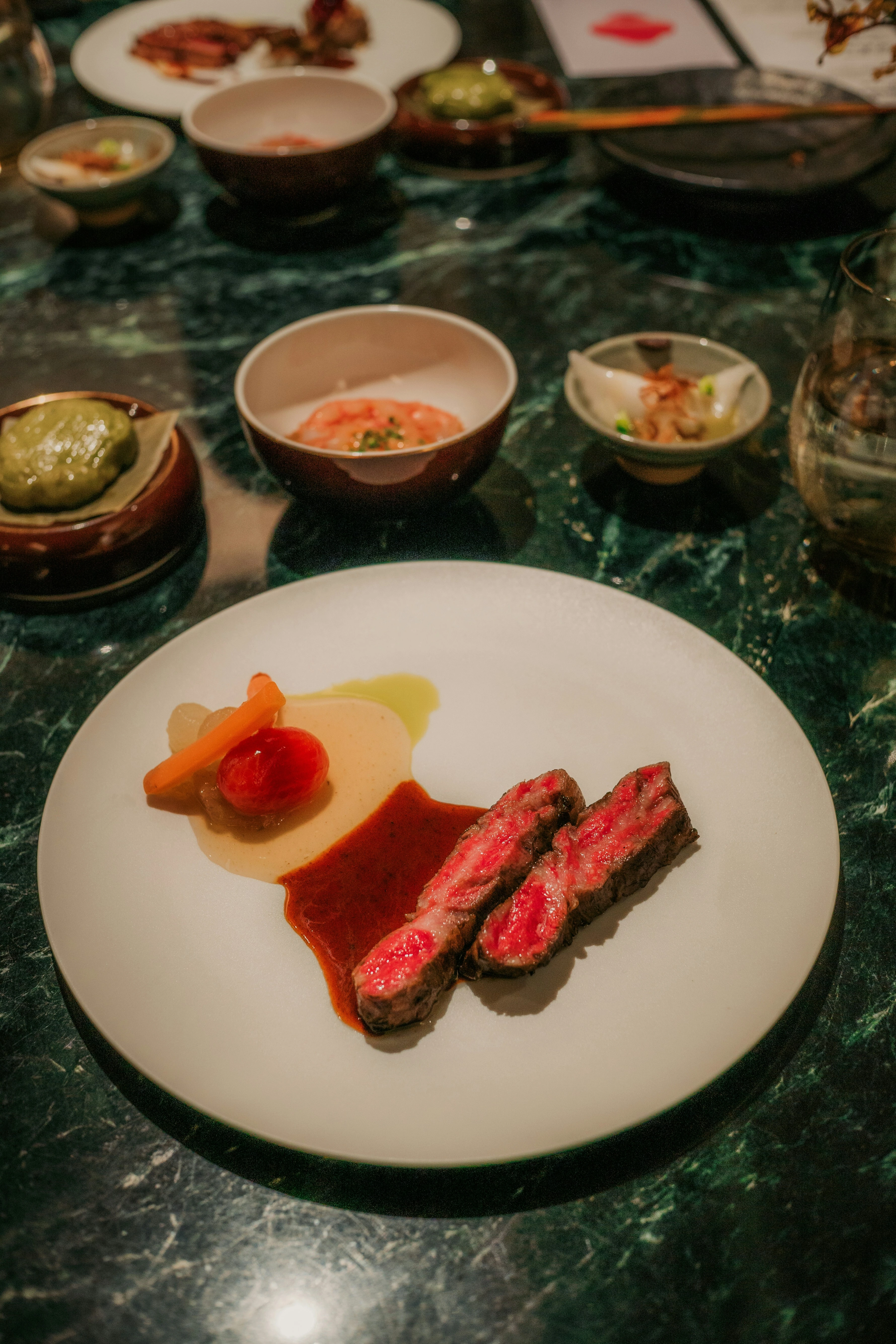 Wagyu japonés A5 a la brasa